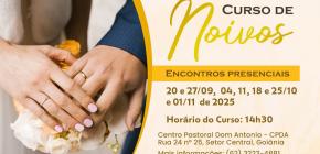 Abertas as inscrições para o Curso de Noivos 2025