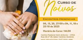 Abertas as inscrições para o Curso de Noivos 2025