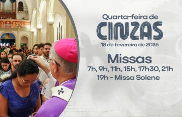 Missas na Quarta-feira de Cinzas, na Catedral Metropolitana de Goiânia