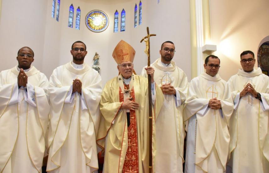 Solenidade da Imaculada Conceição na Catedral de Nossa Senhora Auxiliadora, Ordenação presbiteral de cinco diáconos